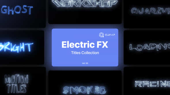 Electric Motion Titles - VideoHive 45344906