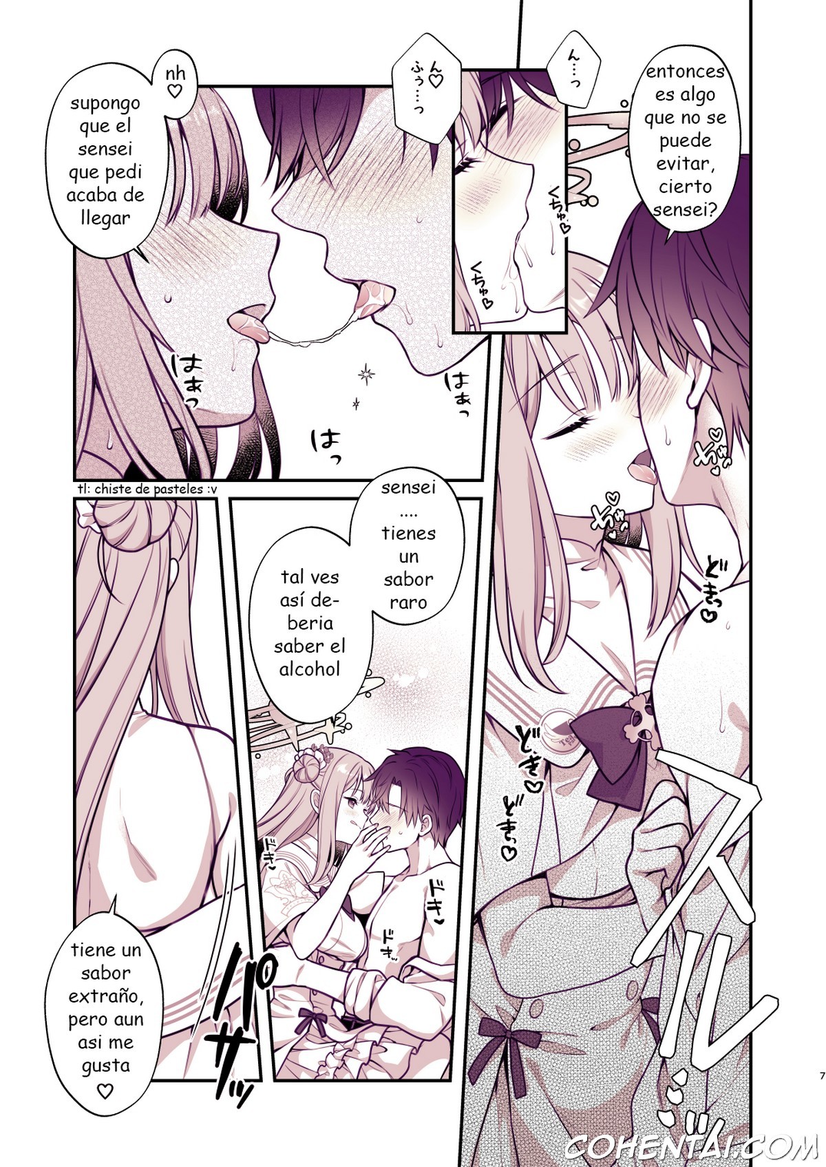 Mika to Himitsu no Teatime (Blue Archive) xxx comics manga porno doujin hentai español sexo 