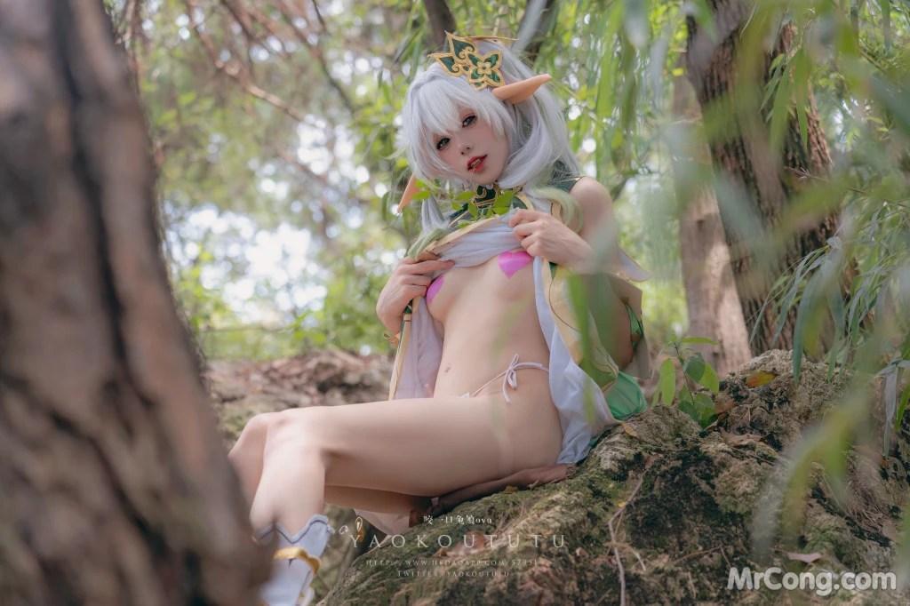 Coser@黏黏团子兔: 万年萝莉纳西妲&0.2s (65 photos )(23)