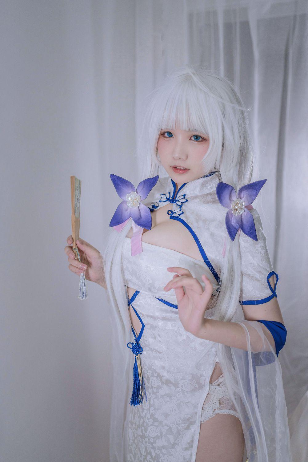 [福利女神cosplay] 阿半今天很开心 - 光辉旗袍 妩媚套图(5)