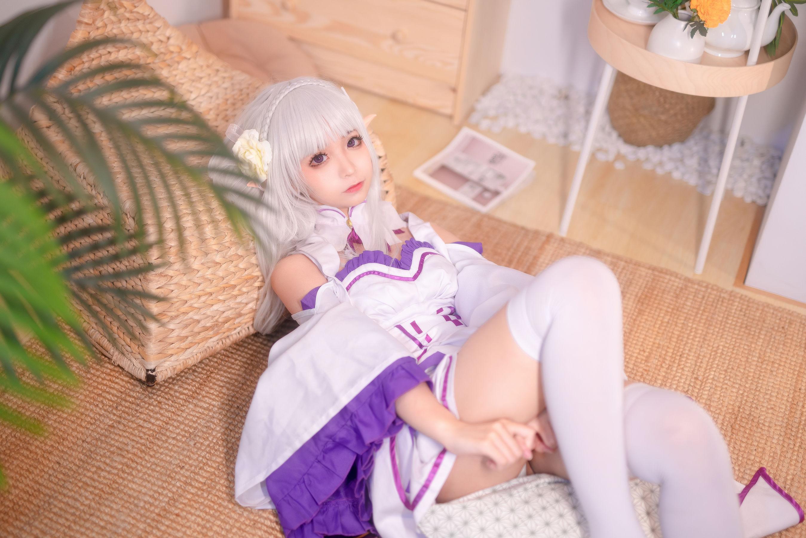 [美女Coser] 蠢沫沫 《艾米利亚》 写真集(19)