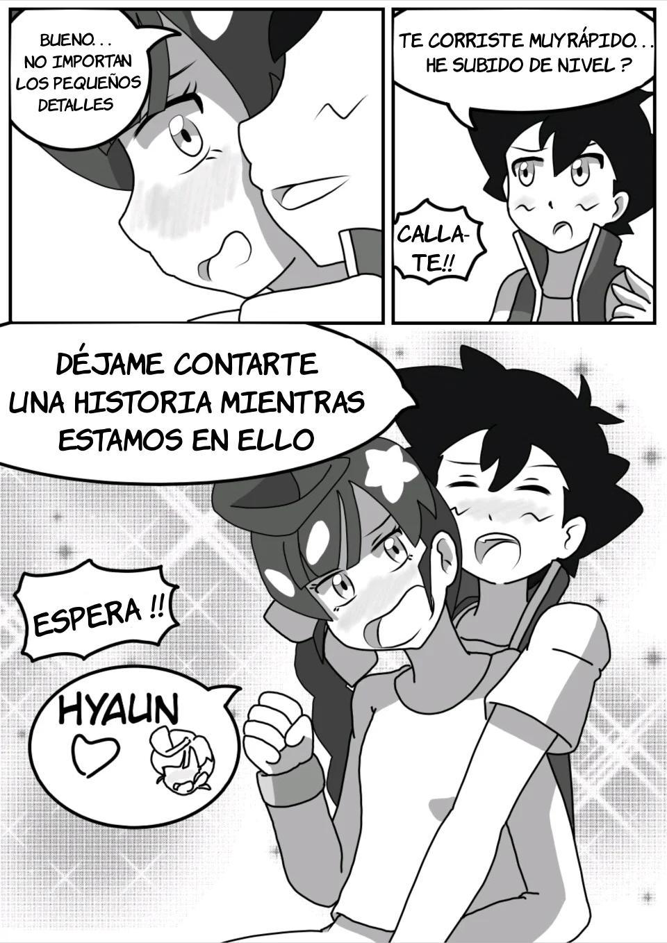 Harem en Alola - Charla diaria de Ash y Chloe 6 - 5