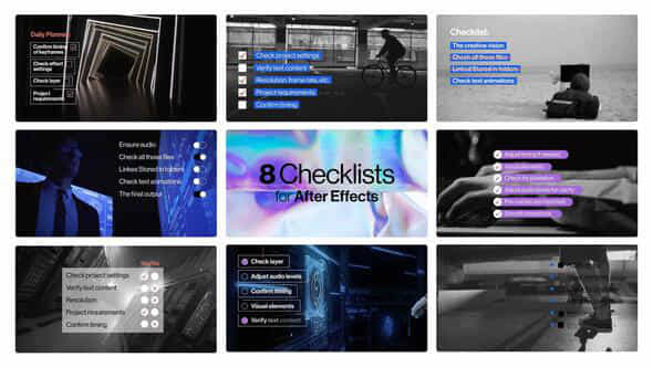 Checklist Video Template - VideoHive 50143554