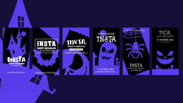 Happy Halloween Insta - VideoHive 47998178