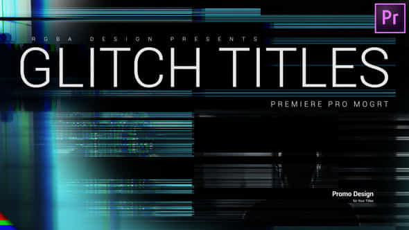 Glitch Titles - VideoHive 36839422