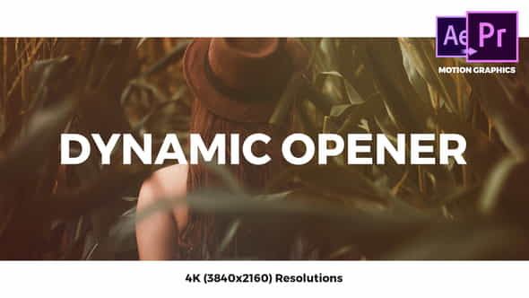 Dynamic Opener - VideoHive 22352185