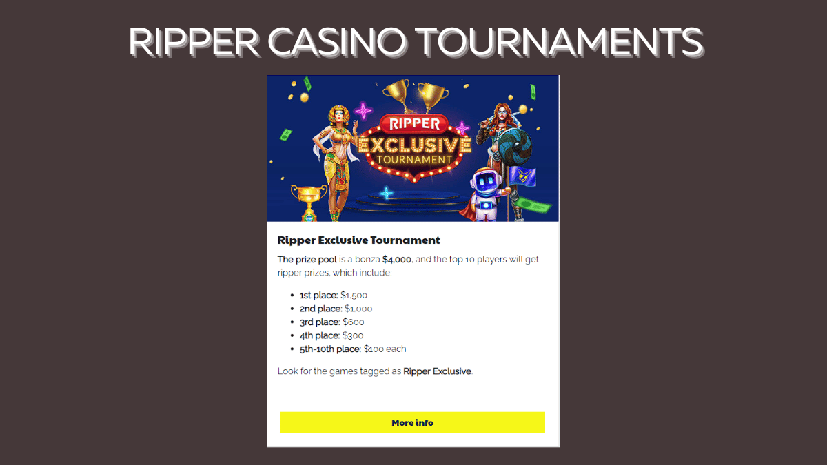 Exciting Ripper Casino Tournaments