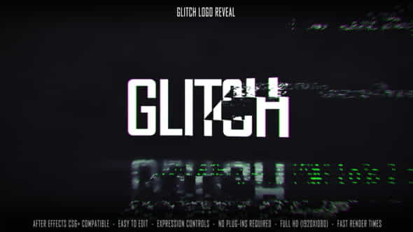 Glitch Logo Reveal - VideoHive 27534224