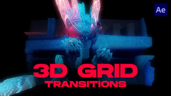 3D Grid Transitions After Effects - VideoHive 51004073