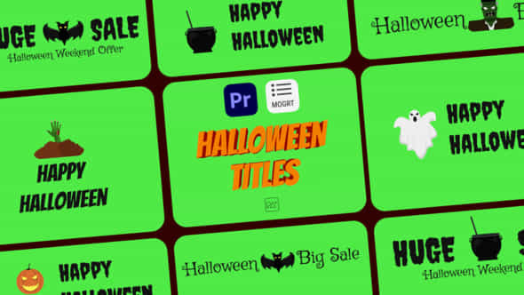 Halloween Titles For - VideoHive 40185967