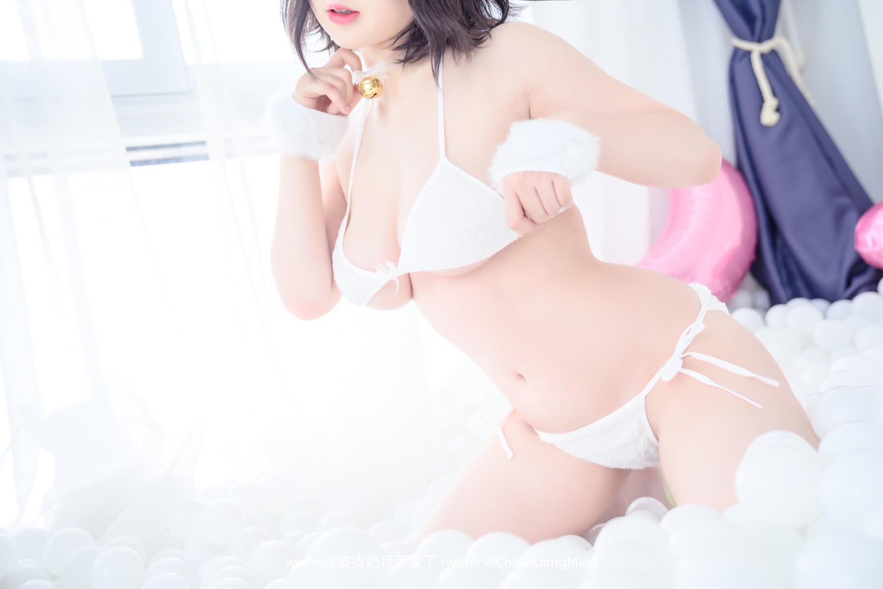 Cosplay 皮皮奶可可爱了啦 白猫(38)