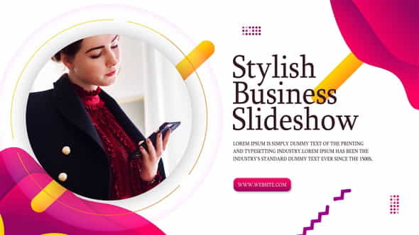 Stylish Business Slideshow - VideoHive 35372543