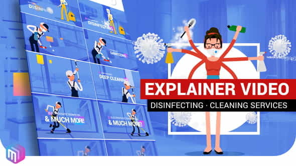 Explainer Video | Disinfection Cleaning - VideoHive 26675100