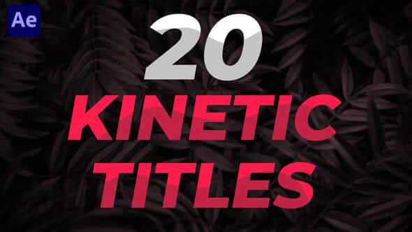 Kinetic Titles - VideoHive 48997641