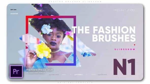 Fashion Brushes Slideshow - VideoHive 32919748