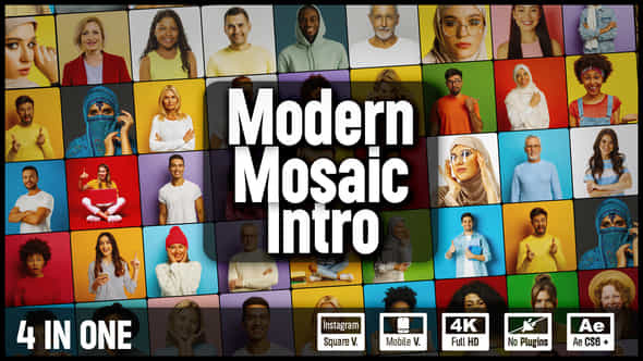 Modern Mosaic Opener - VideoHive 40079001