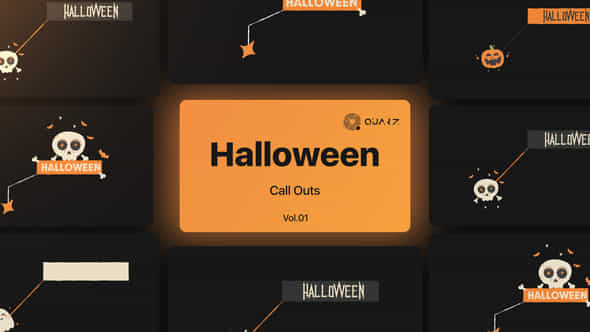 Halloween Call Outs - VideoHive 48261326