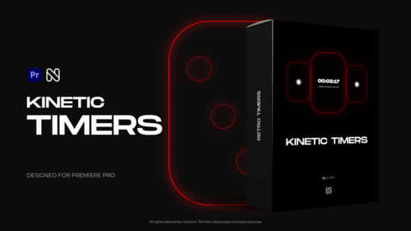 Kinetic Timers For Premiere Pro - VideoHive 51122258