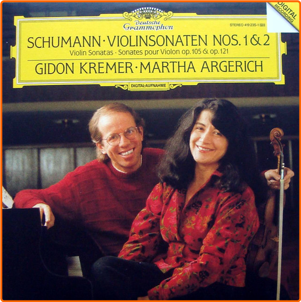 Schumann Violinsonaten Nos 1 & 2 Op 105 & Op 121 Gidon Kremer, Martha Argerich T07ODPQf_o