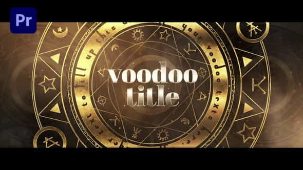 Voodoo Title - VideoHive 33322793