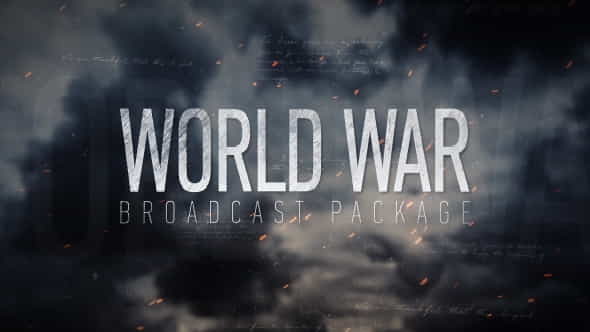 World War Broadcast Package - VideoHive 12906648