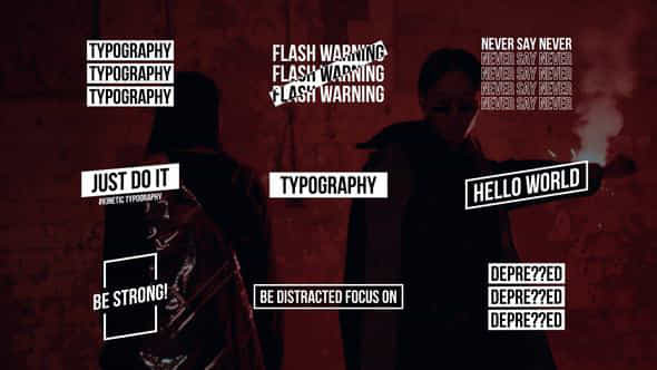 Typography Titles 2 - VideoHive 47207858