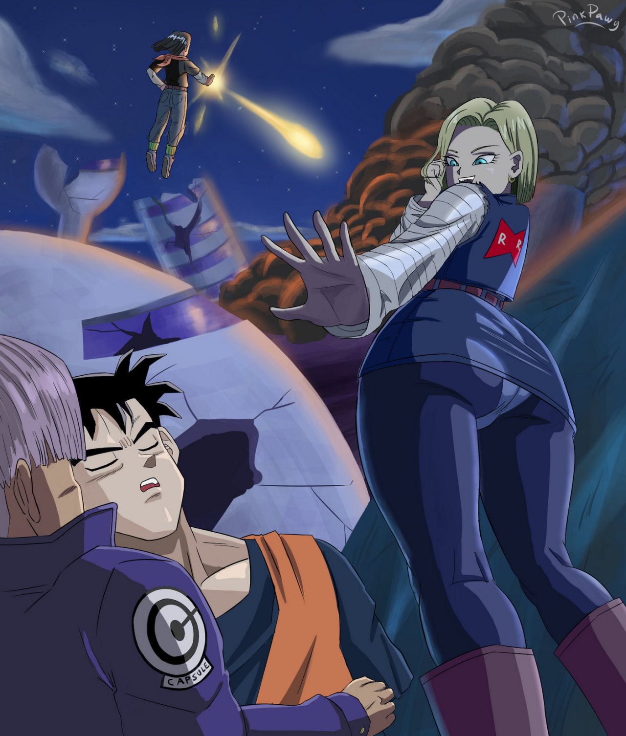 Android 18 Stays in the Future - 13