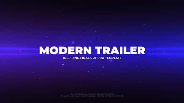 Modern Trailer for FCPX - VideoHive 35906716