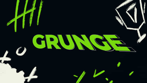 Grunge Typo Intro Logo - VideoHive 53007248