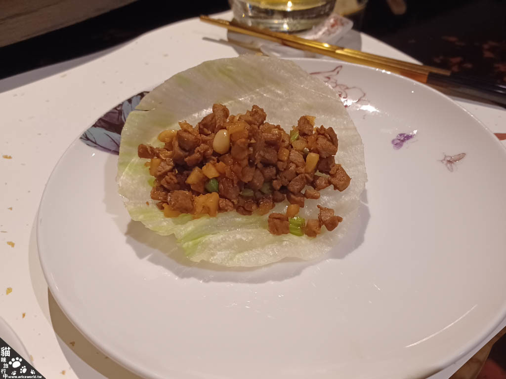 生菜+鴨鬆 火焰片皮鴨 君品酒店 頤宮中餐廳 Le Palais