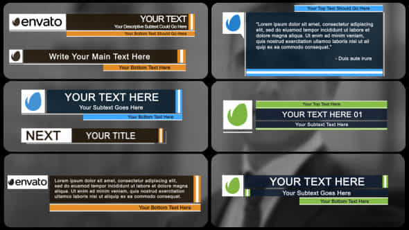 Corporate Lower Thirds - VideoHive 12206547