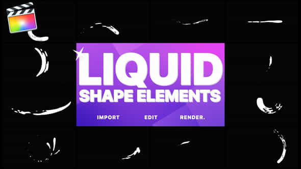 Liquid Shape Elements - VideoHive 23520231