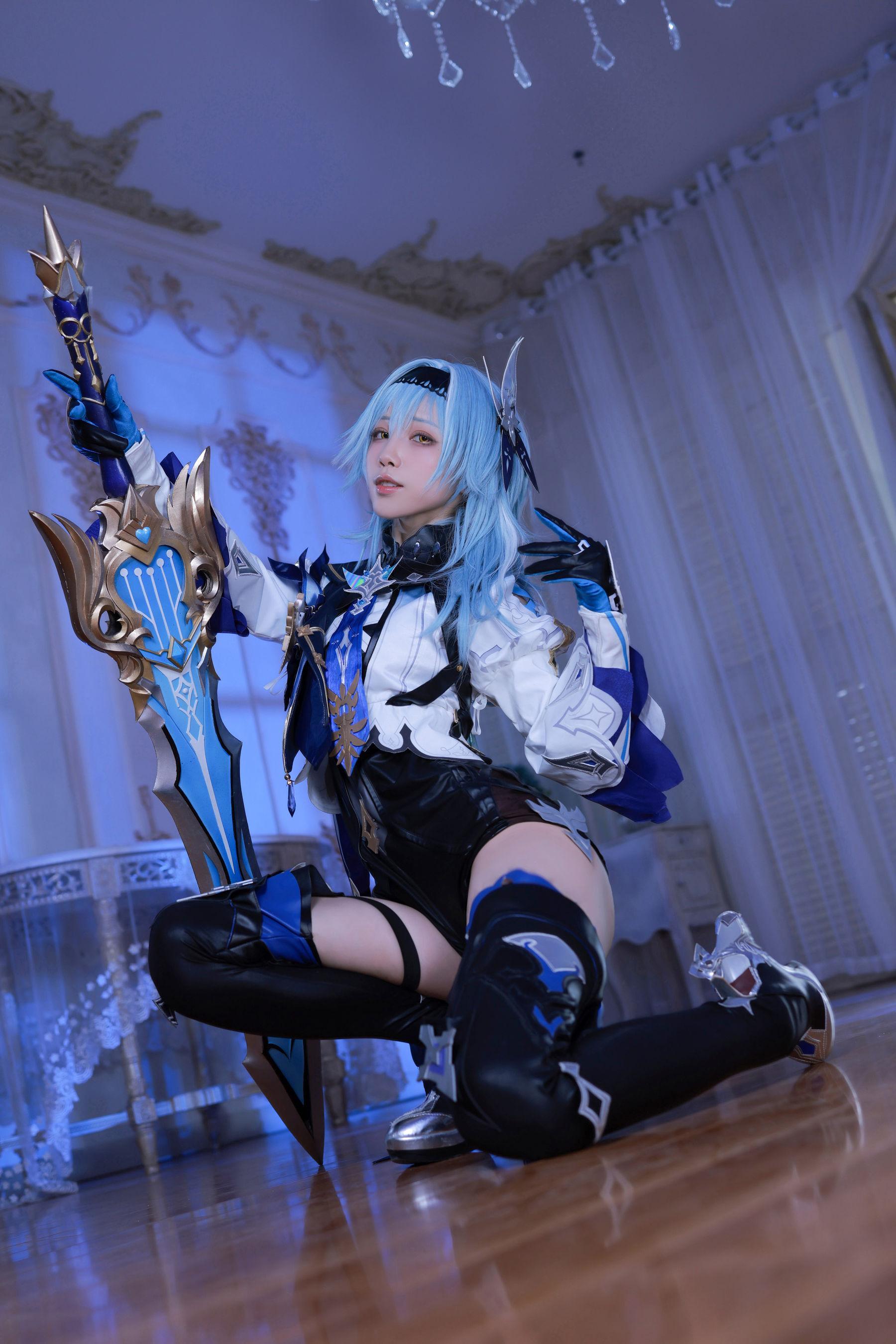 [网红COSER] 动漫博主水淼aqua – 原神优菈 原造(14)