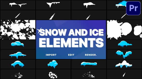 Snow And Ice Elements | - VideoHive 29779689