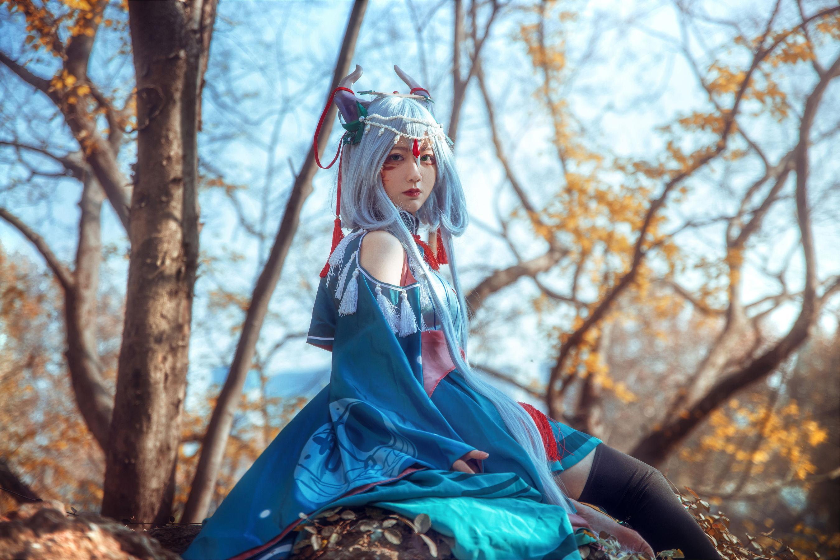 [Cosplay写真] 动漫博主弦音sic – 洛天依 上古神話(9)