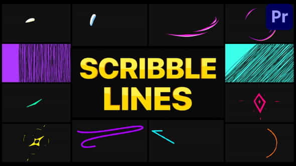 Scribble Lines | Premiere Pro - VideoHive 35995665