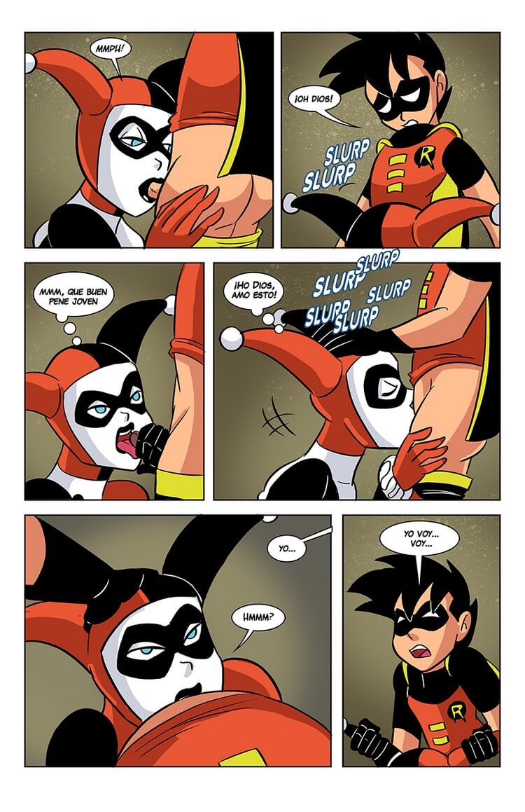 Harley and Robin Comic Porno - 2