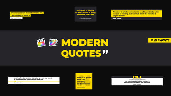 Modern Quotes - VideoHive 39193660
