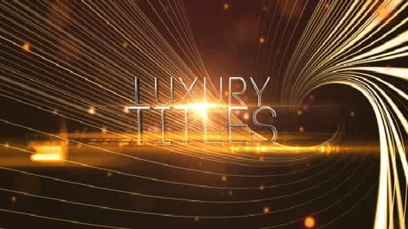 Elegant Luxury Titles | Special Events - VideoHive 15311746
