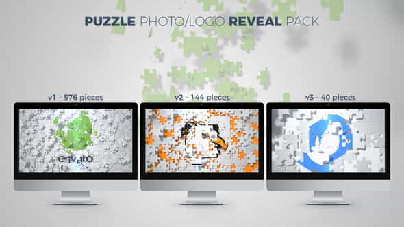 Puzzle PhotoLogo Reveal Pack - VideoHive 20946617
