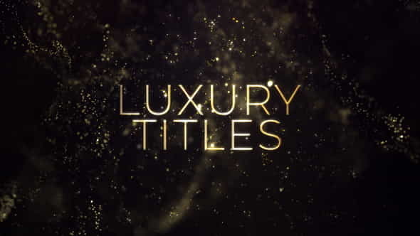 Luxury Gold Titles - VideoHive 23472518