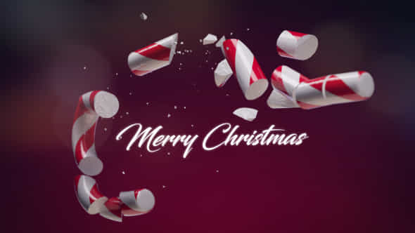 Christmas Candy Cane - VideoHive 18804831