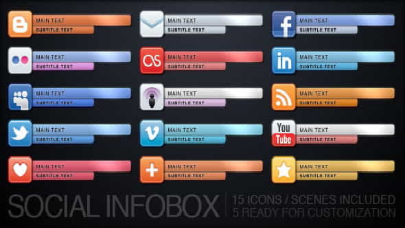 Social Infobox - VideoHive 677539