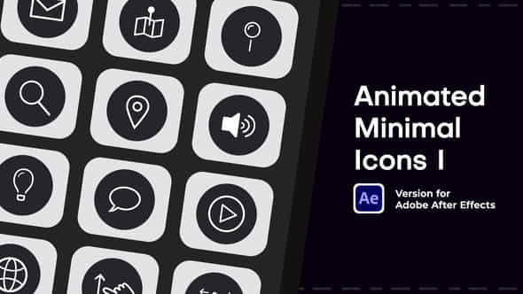 Animated Minimal Icons - VideoHive 44766158