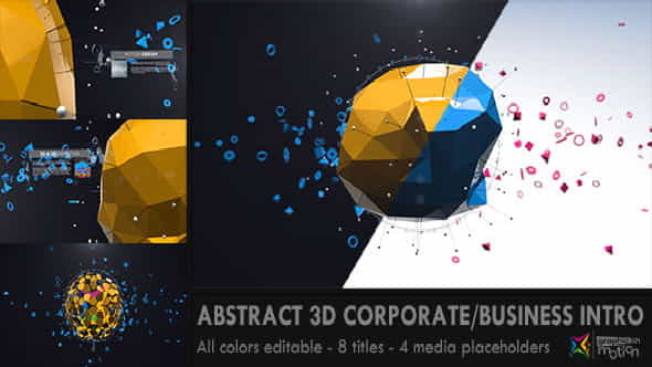 Abstract 3D Corporate Business Intro - VideoHive 5338943