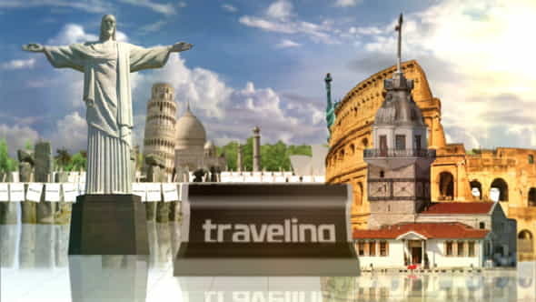 Worldwide Travel Intro - VideoHive 8438503