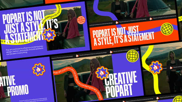 Pop Art Promo After Effect Template - VideoHive 53544308