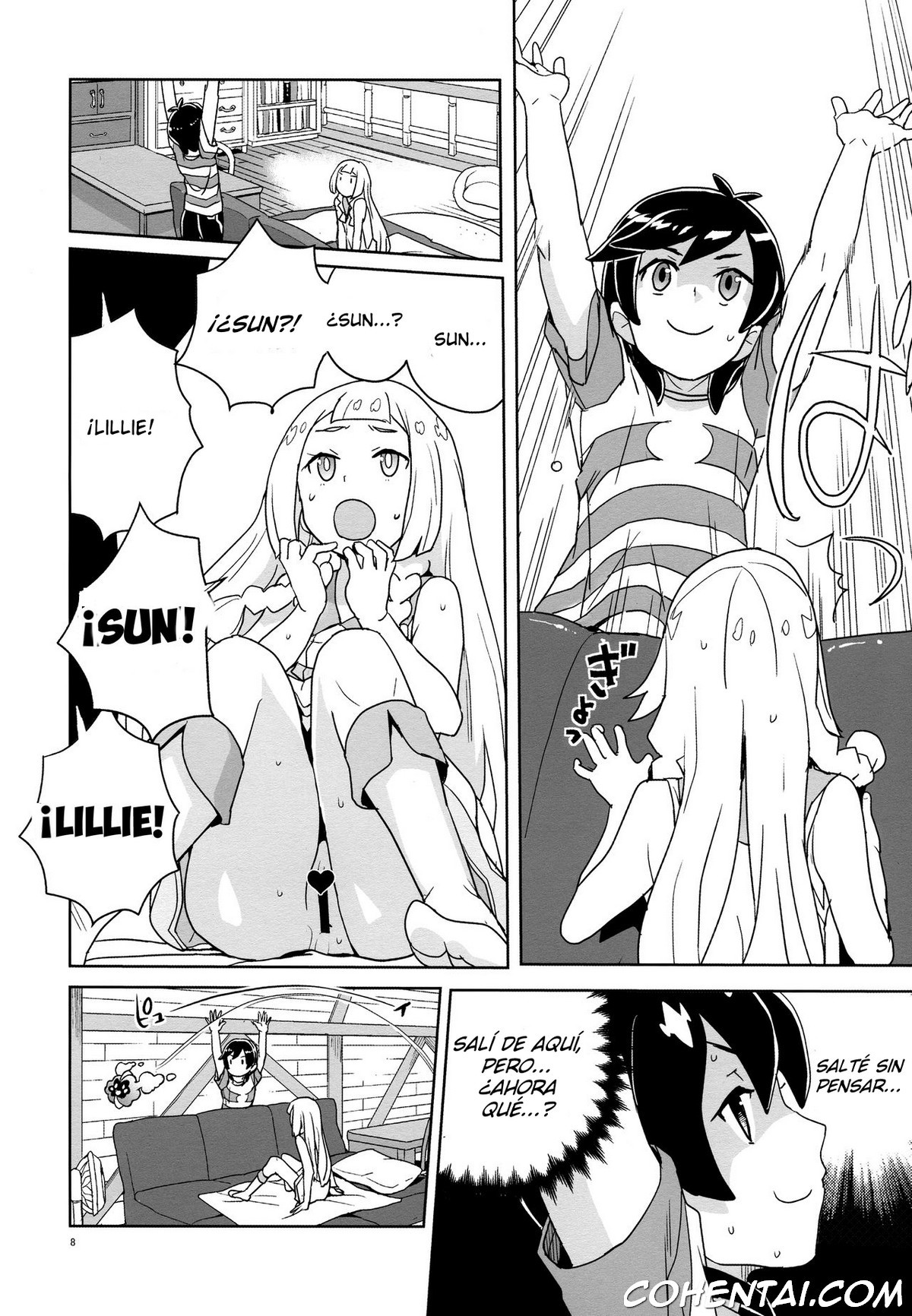 Choushi ni Noruna yo Lillie (Pokémon Sun and Moon) xxx comics manga porno doujin hentai español sexo Elio Lillie Pokémon