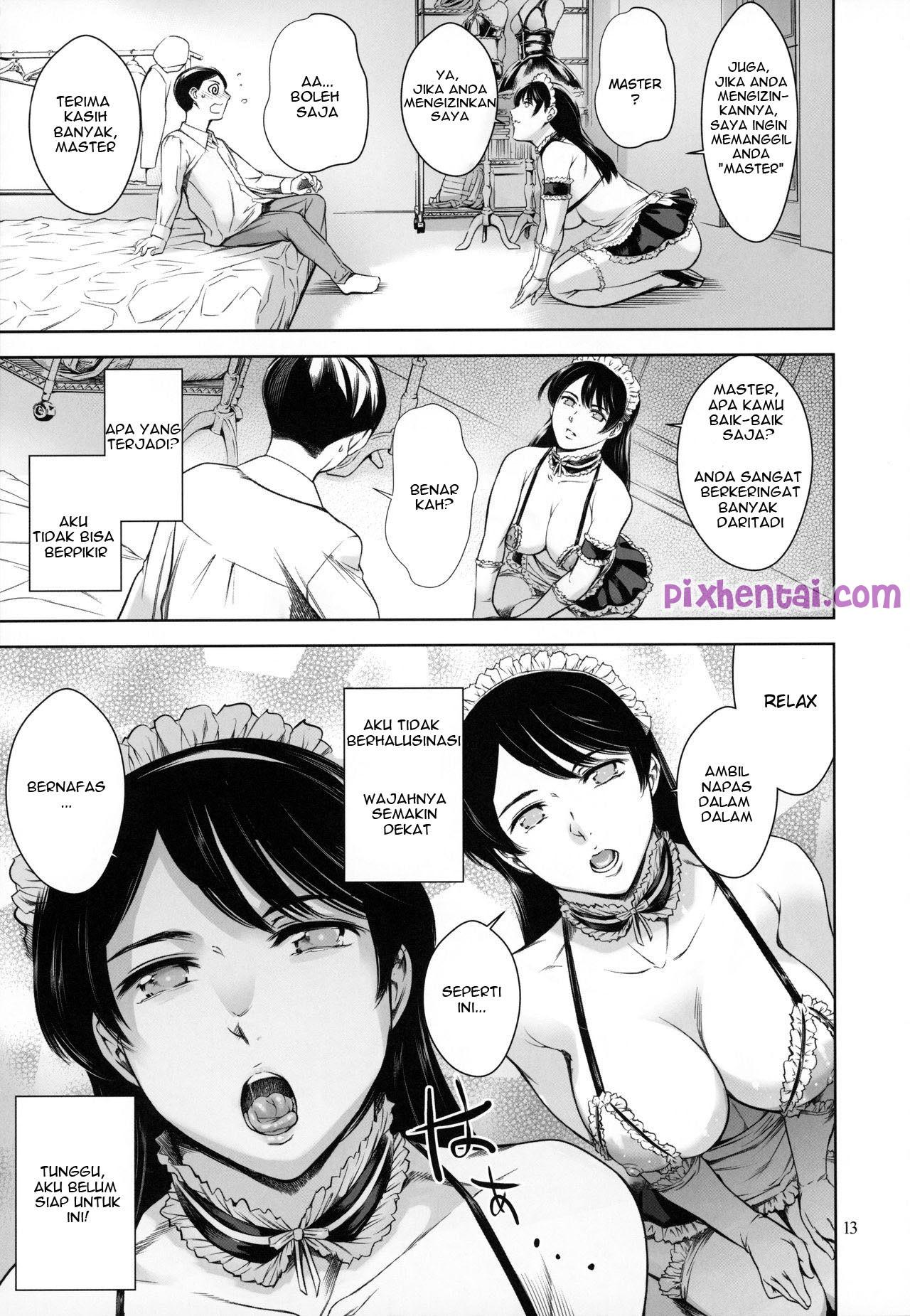 Komik Hentai Uchi no Maid : Bebas Melakukan Apapun Kepada Maid Pribadi Manga XXX Porn Doujin Sex Bokep 12
