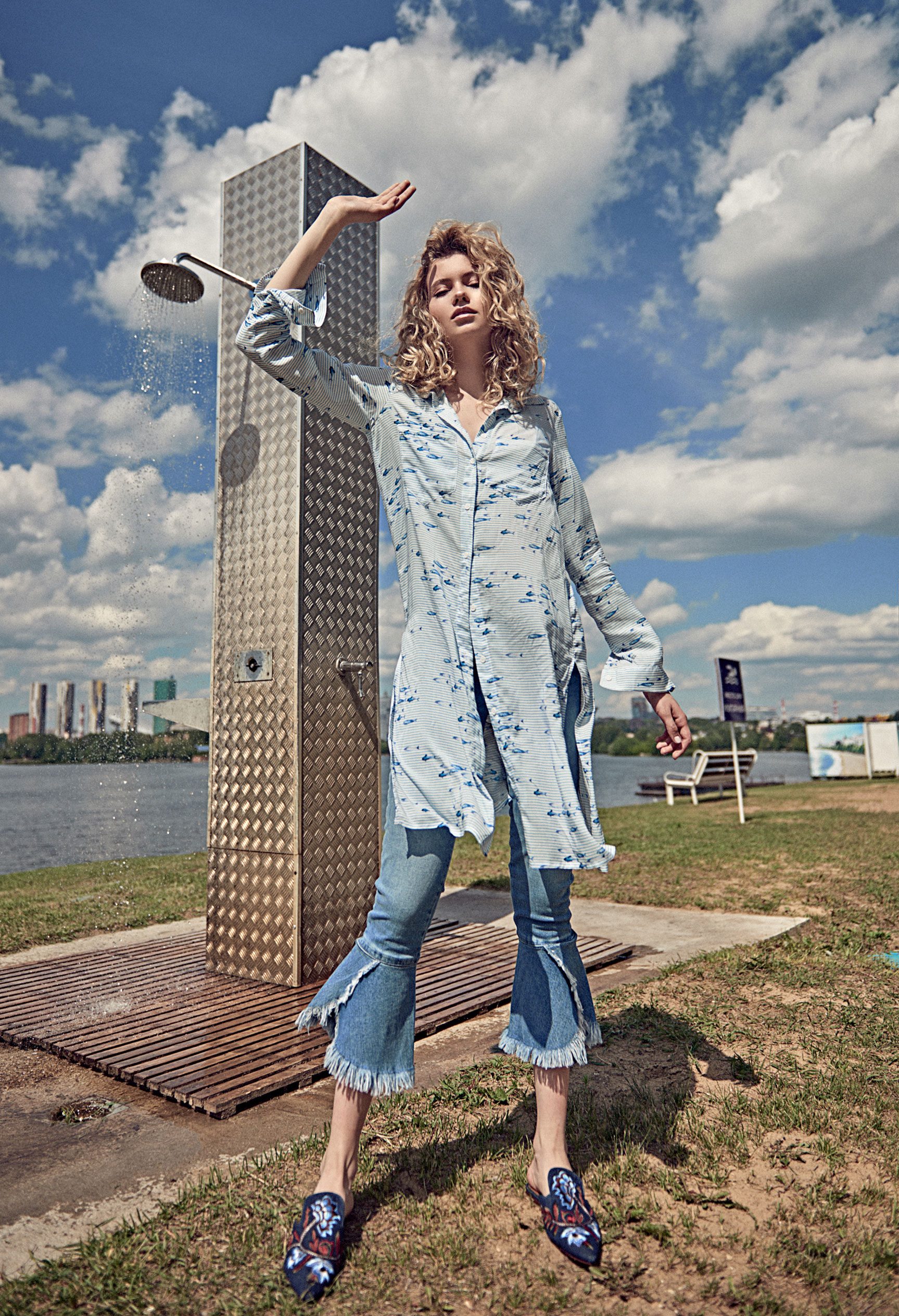 Alena Salnikova by Alexey Yanbaev модель Алена Сальникова демонстрирует модную одежду / фото 11